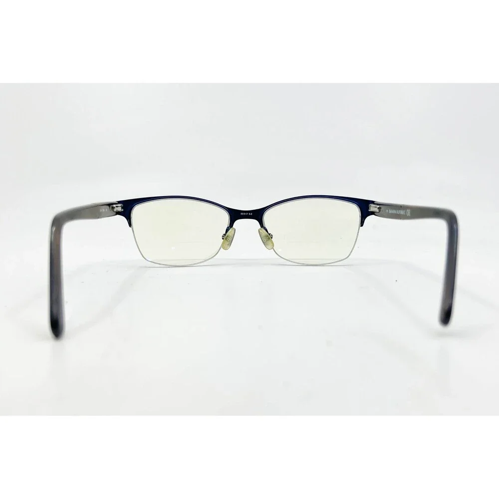 Banana Republic Eyeglasses Women Blue Cat Eye Half Rim GIA 0DA4 50-17-130